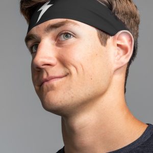 BRUCE BOLT Performance Headband - BLACK