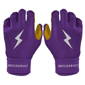 PREMIUM PRO Short Cuff Batting Gloves - PURPLE